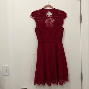 Beautiful red laced dress